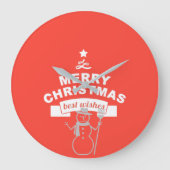 Winter Beste wensen Grote Klok (Voorkant)