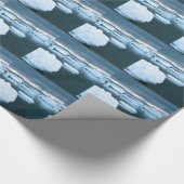 Winter Bevroren Antarctica Cadeaupapier (Hoek)