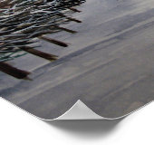 Winter bij het kasteel van Windsor door Farida Gre Poster (Hoek)