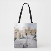 Winter bij het kasteel van Windsor door Farida Gre Tote Bag (Voorkant)
