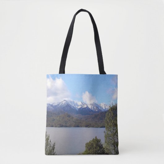 Winter bij het Whiskeytown Lake... Tote Bag (Voorkant)