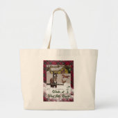 WINTER BIJ WEST HILLS RANCH GROTE TOTE BAG (Voorkant)