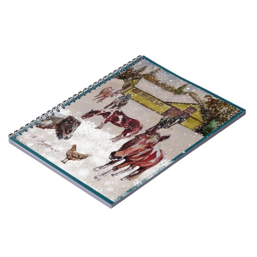 WINTER BIJ WEST HILLS RANCH NOTITIEBOEK (Linkerzijde)