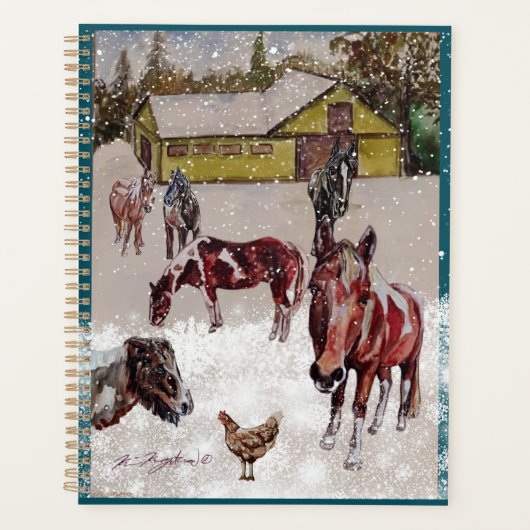 WINTER BIJ WEST HILLS RANCH PLANNER (Voorkant)