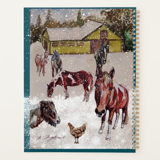 WINTER BIJ WEST HILLS RANCH PLANNER (Achterkant)