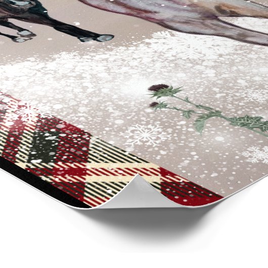 WINTER BIJ WEST HILLS RANCH POSTER (Hoek)