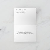 Winter bij Whiskeytown Lake/ Kerst ..... Kaart (Binnen)