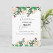 Winter Binnenkort ouders zwangerschap aankondiging (Staand voorkant)