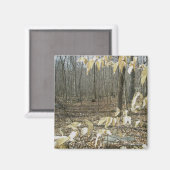 Winter Birch Magnet (Voorkant / Achterkant)