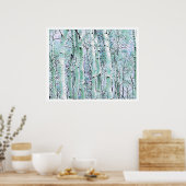 Winter Birch Poster (Keuken)