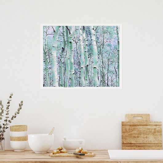 Winter Birch Poster (Keuken)