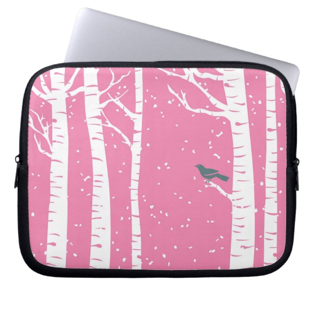Winter Birch Tree (Beste prijs van vandaag) Laptop Sleeve (Voorkant)