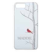 Winter Birch Tree Cell Phone Case (Achterkant)