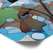 Winter Birch Tree Forest Wall Art Print (Hoek)