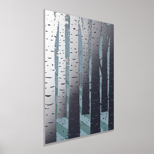 Winter Birch Trees Folie Prints (Laagn)