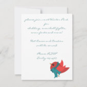 Winter Bird Kaart (Achterkant)