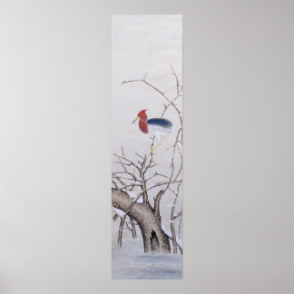 Winter Bird Poster