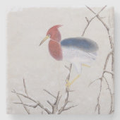 Winter Bird Stenen Onderzetter (Voorkant)