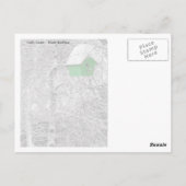 Winter Birdhouse Briefkaart (Achterkant)