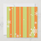 Winter Birds Baby Girl Baby shower Kaart (Achterkant)