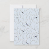 Winter BIrds Bedankkaart (Voorkant)