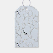 Winter BIrds Cadeaulabel (Voorkant)