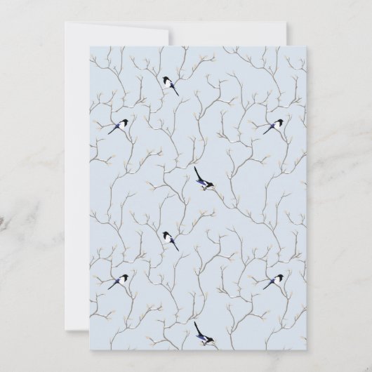 Winter Birds Kaart (Voorkant)