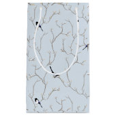 Winter BIrds Klein Cadeauzakje (Voorkant)