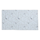 Winter Birds Kussensloop (Achterkant-Links)