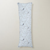 Winter BIrds Lichaamskussen (Voorkant Verticaal)