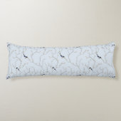 Winter BIrds Lichaamskussen (Voorkant)