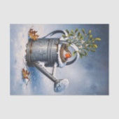 Winter Bird's Nest Decoupage Tissue Papier (Voorkant)