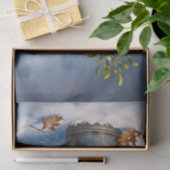 Winter Bird's Nest Decoupage Tissue Papier (Geschenk)