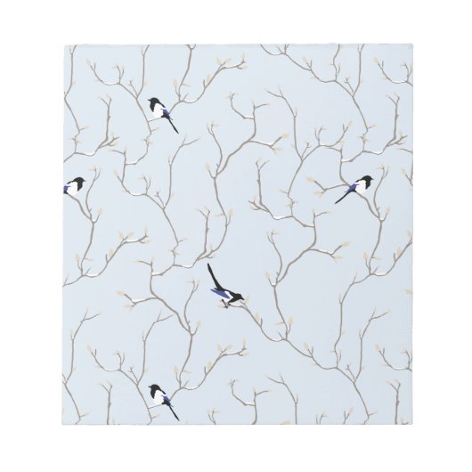 Winter BIrds Notitieblok (Voorkant)