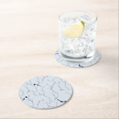 Winter BIrds Ronde Kartonnen Onderzetter (Insitu)