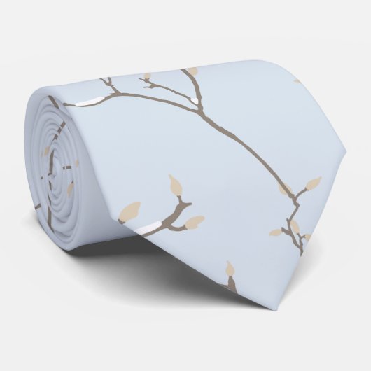 Winter BIrds Stropdas (Opgerold)