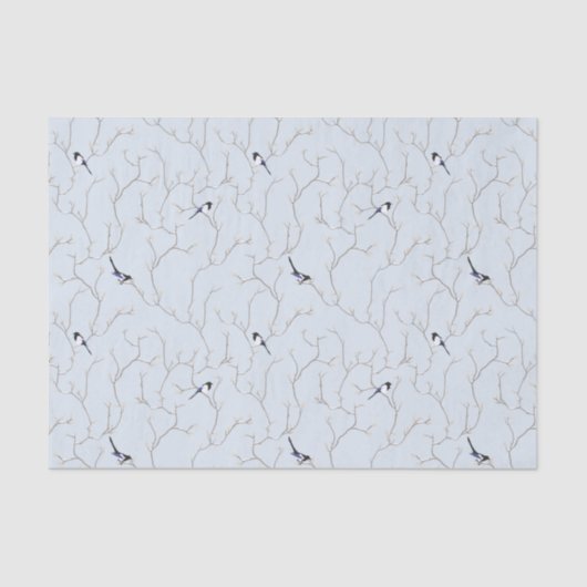 Winter BIrds Tissuepapier (Voorkant)