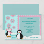 Winter Birthday Kaart (Voorkant / Achterkant)