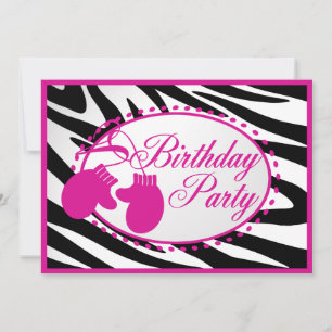 Winter Birthday Mittens Kaart