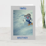 **WINTER BIRTHDAY NAAR MIJN *BROTHER* KAART<br><div class="desc">GEEF OF STUURT DIT NAAR "**UW BROER** EN,  BEDANKT OM TE STOPPEN BIJ EEN VAN MIJN ACHT STORES! HERINNER U ERAAN DAT U DE "VERSES" IN EN UIT KUNT WIJZIGEN OF TOEVOEGEN ALS U IN SECONDEN WILT!</div>