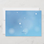 Winter Birthday Party Invitation Kaart (Achterkant)