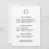 Winter Black Après Ski met mij op 40 Birthday Trip Kaart (Achterkant)