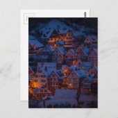 Winter Black Forest House Village Architecture Briefkaart (Voorkant / Achterkant)