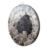 Winter Blackbird Dartbord (Voorkant Rechts)