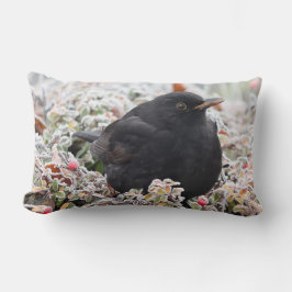 Winter Blackbird Kussen