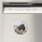 Winter Blackbird Magneet (Insitu (Vaatwasser))