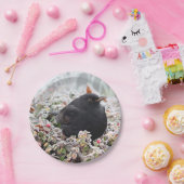 Winter Blackbird Papieren Bordje (Feest)