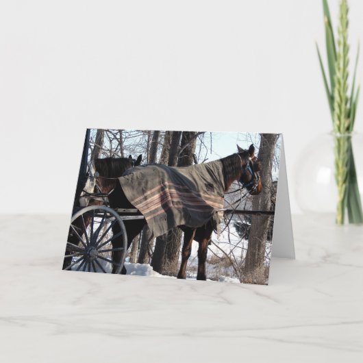 Winter Blanket Kaart (Voorkant)