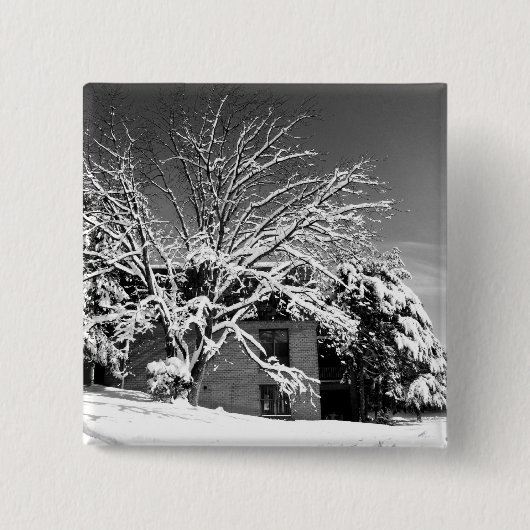 Winter Blast B+W Vierkante Button 5,1 Cm (Voorkant)