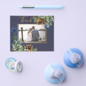 Winter Blau Distel Eucalyptus Trouw Wonderland Flyer (Enkel)